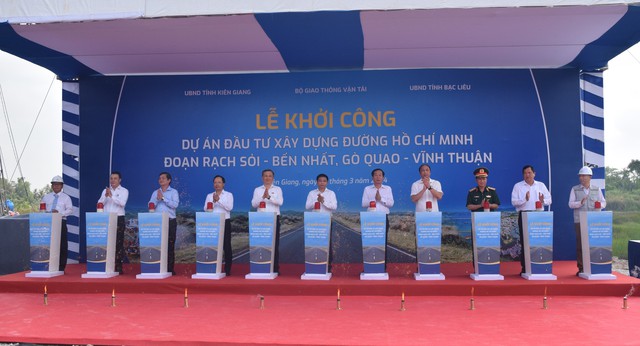 Khởi công dự án đường Hồ Chí Minh qua tỉnh Kiên Giang hơn 3.900 tỉ đồng- Ảnh 2.