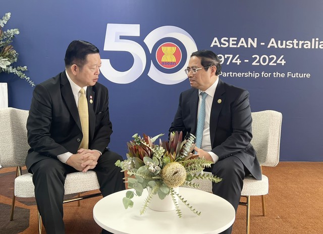 Thủ tướng tiếp xúc song phương với lãnh đạo các nước ASEAN, Úc, New Zealand- Ảnh 1.