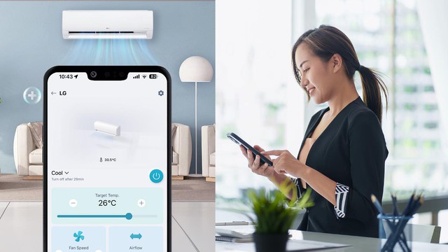 LG DUALCOOL™ Inverter WIN1 mang đến luồng gió dễ chịu, thân thiện với các thành viên trong nhà kể cả khi sử dụng trong thời gian dài