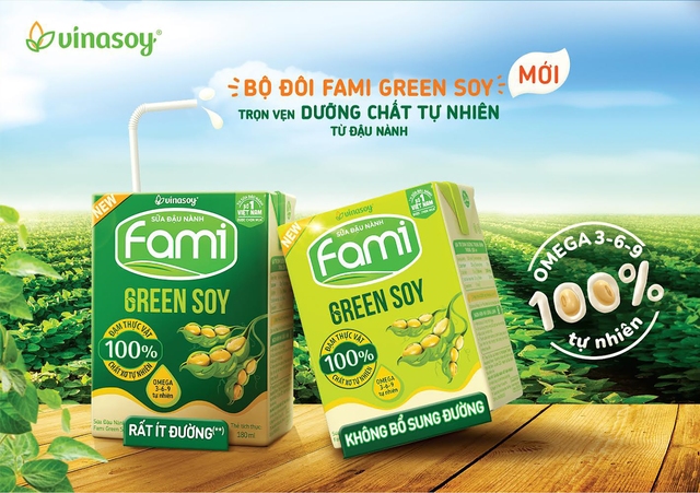 Vinasoy giới thiệu sản phẩm Fami Green Soy, giữ trọn dinh dưỡng tự nhiên trong đậu nành- Ảnh 1.