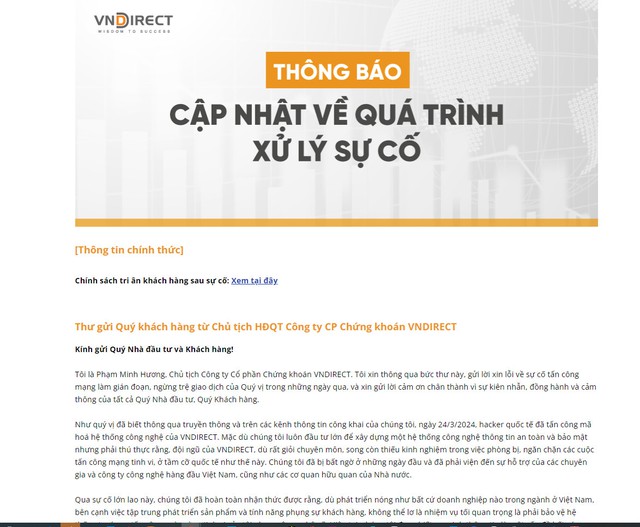 VNDirect mở lại giao dịch, khách hàng thất vọng 'mở lại cũng như không'- Ảnh 1.