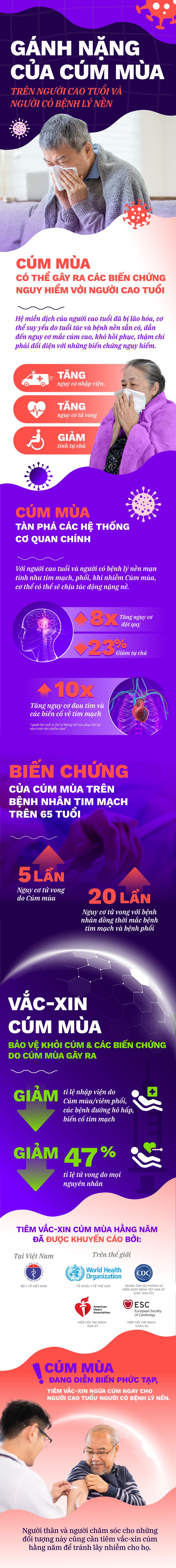 Biến chứng của cúm mùa và giá trị của vắc xin cúm- Ảnh 1.