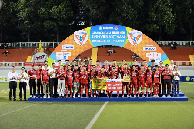 Đội Trường ĐH Thủy Lợi góp mặt 4 cầu thủ trong đội hình tiêu biểu của giải đấu.