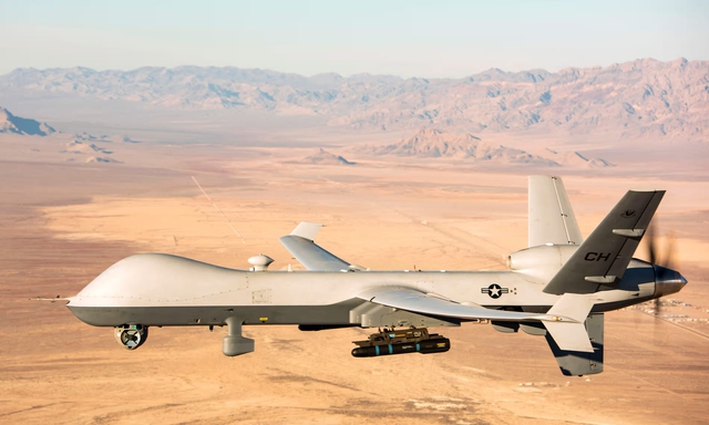 Máy bay MQ-9 Reaper của Mỹ bay qua bang Nevada (Mỹ)