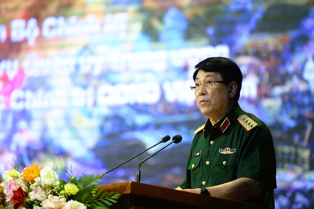 Đại tướng Lương Cường phát biểu khai mạc hội thảo