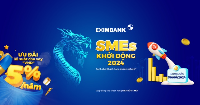 Eximbank tung chương trình cho vay ưu đãi 'SMEs - Khởi động 2024'- Ảnh 1.