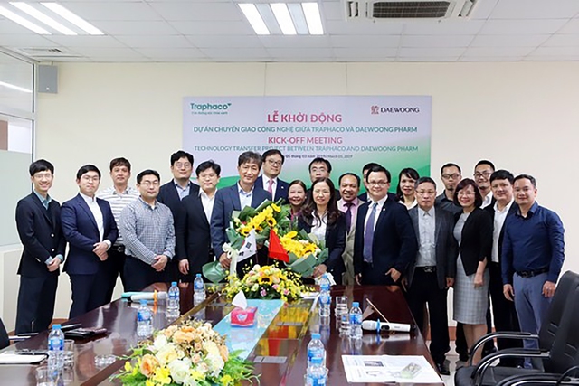 Lễ khởi động dự án Chuyển giao công nghệ giữa Daewoong và Traphaco