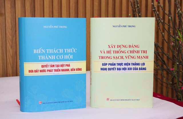 2 cuốn sách của Tổng Bí thư Nguyễn Phú Trọng được ra mắt nhân dịp kỷ niệm 94 năm Ngày thành lập Đảng Cộng sản Việt Nam