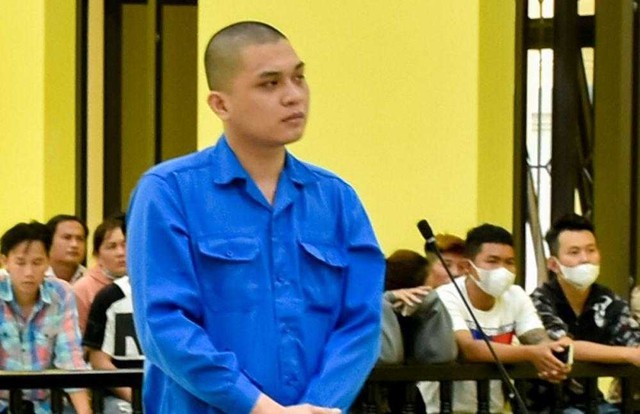 Bị cáo Nguyễn Xa Rinh tại phiên tòa sơ thẩm