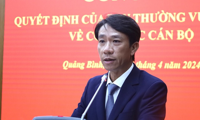 Ông Nguyễn Nguyên Lực, tân Chánh văn phòng Tỉnh ủy Quảng Bình