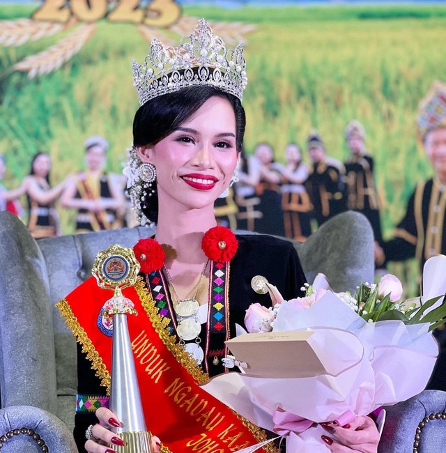 Viru Nikah Terinsi - người chiến thắng cuộc thi sắc đẹp Unduk Ngadau Johor 2023