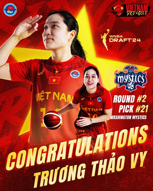 Trương Thảo My làm nên lịch sử là cầu thủ Việt Nam đầu tiên góp mặt ở WNBA