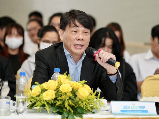 Ông Trần Bảo Minh phát biểu tại tọa đàm