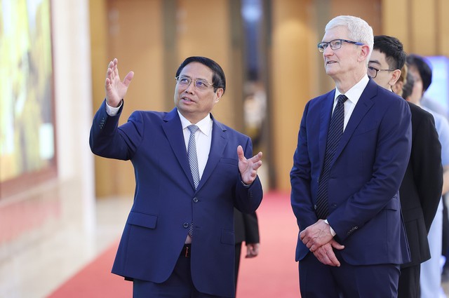 Gặp Thủ tướng, CEO Apple Tim Cook mong muốn đẩy mạnh đầu tư- Ảnh 1.