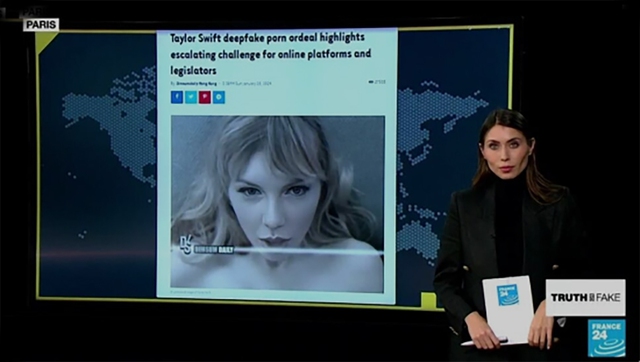 Video giả mạo Taylor Swift lan truyền trên mạng xã hội