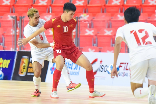 VCK futsal châu Á 2024, Việt Nam 1-1 Myanmar: Chia điểm tiếc nuối- Ảnh 1.