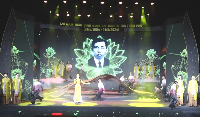 Chương trình nghệ thuật chào mừng Lễ kỷ niệm 120 năm ngày sinh Tổng Bí thư Trần Phú