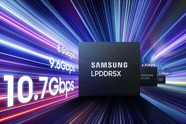 Bộ nhớ RAM LPDDR5X-10700 của Samsung sẵn sàng cho kỷ nguyên AI