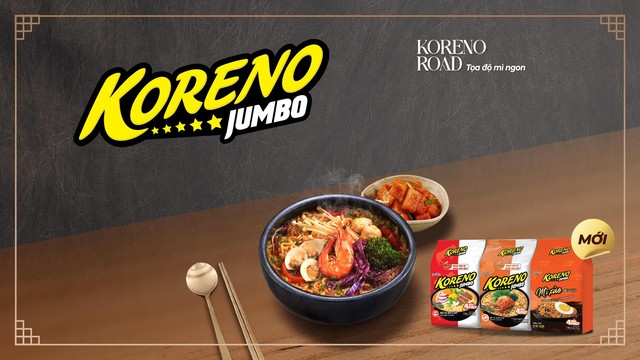 Ba dòng sản phẩm Koreno Jumbo được các đầu bếp tin dùng