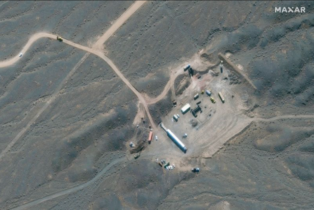 Hình ảnh chụp từ vệ tinh cho thấy nhà máy hạt nhân Natanz ở Isfahan (Iran) vào tháng 10.2020