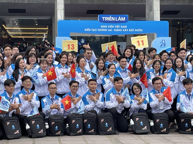 Sinh viên thể hiện sức trẻ tại Đại hội Hội Sinh viên Việt Nam lần thứ XI
