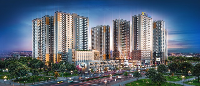Quần thể khu phức hợp căn hộ Bcons City hoàn thiện sẽ hình thành nên khu đô thị mới chất lượng sống cao ngay Làng đại học
