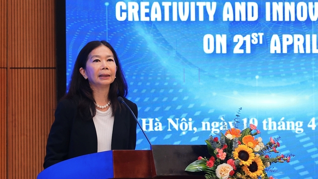 Đại diện Liên Hiệp Quốc tại Việt Nam Pauline Tamesis cho rằng việc giải phóng sự sáng tạo là yếu tố cốt lõi sẽ đưa Việt Nam trở thành trung tâm sáng tạo và đổi mới của khu vực