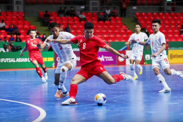 Đội tuyển futsal Việt Nam để Myanmar thủ hòa trong trận ra quân