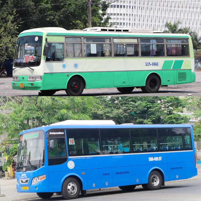 Nhiều sinh viên mừng rỡ khi thấy hàng trăm xe buýt cũ thay đổi thành xe 'siêu xịn'- Ảnh 1.