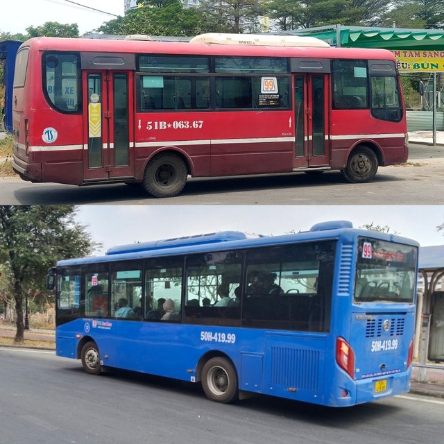 Nhiều sinh viên mừng rỡ khi thấy hàng trăm xe buýt cũ thay đổi thành xe 'siêu xịn'- Ảnh 2.