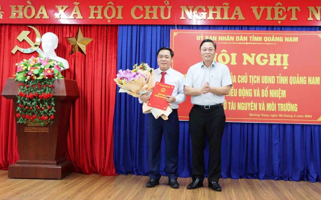 Chủ tịch TP.Tam Kỳ được điều động, bổ nhiệm làm Giám đốc Sở TN-MT Quảng Nam- Ảnh 1.