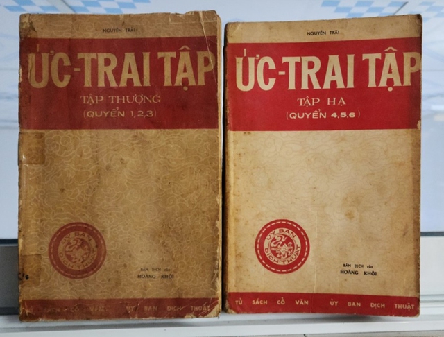 Bản dịch bộ Ức Trai tập xuất bản năm 1972