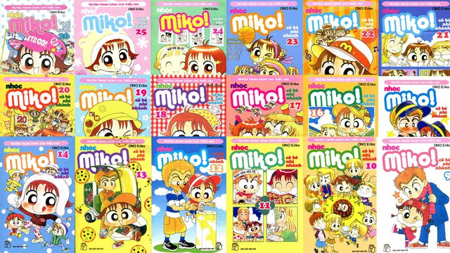 Các tập sách Nhóc Miko – Cô bé nhí nhảnh xuất bản tại Việt Nam