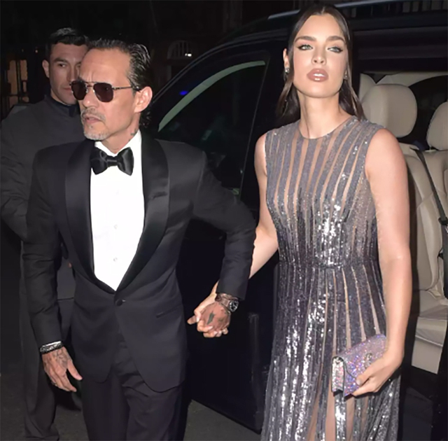 Marc Anthony đến dự tiệc sinh nhật với vợ Nadia Ferreira