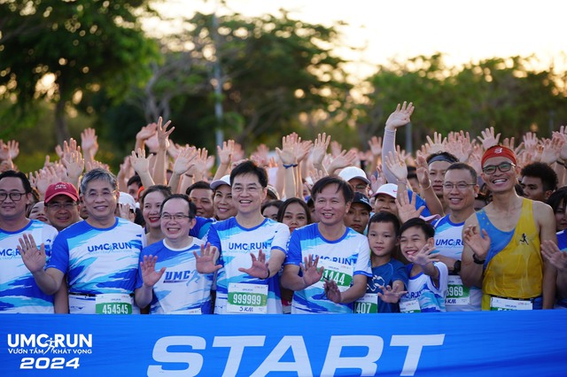 UMC Run - Vươn tầm khát vọng: Gần 5.000 vận động viên về đích an toàn- Ảnh 2. UMC Run lan tỏa thông điệp tích cực về rèn luyện sức khỏe