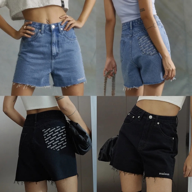 Quần shorts denim được nhiều chàng trai và cô gái rất ưa chuộng. Không chỉ bền, đẹp mà chất liệu jean còn rất dễ phối đồ