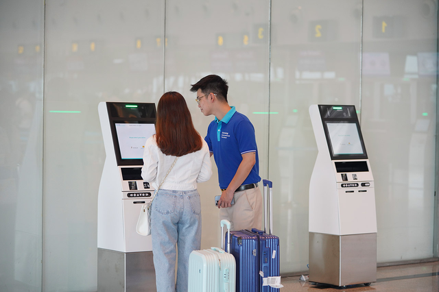 Nhà ga quốc tế Đà Nẵng lắp đặt các thiết bị tự động hóa thủ tục nhằm tạo sự thuận tiện cho hành khách