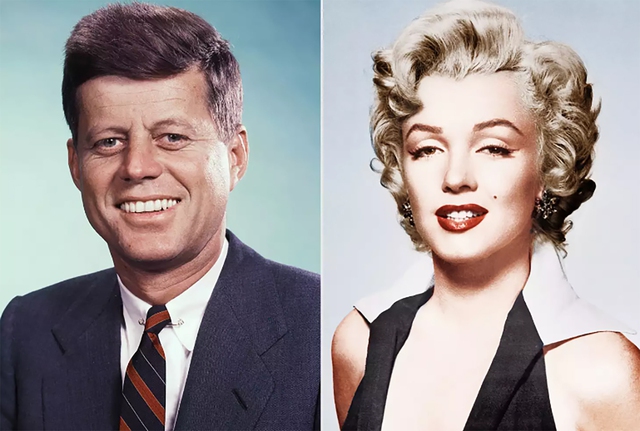 Tổng thống John F.Kennedy và ngôi sao Hollywood Marilyn Monroe