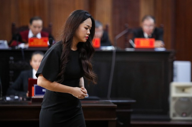 Bị cáo Trần Ngọc Bích tại phiên tòa sơ thẩm ngày 23.4