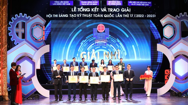 Đề tài khoa học trong lĩnh vực Công nghệ thông tin, điện tử, viễn thông của PC Quảng Trị đạt giải nhì Hội thi Sáng tạo kỹ thuật toàn quốc lần thứ 17.