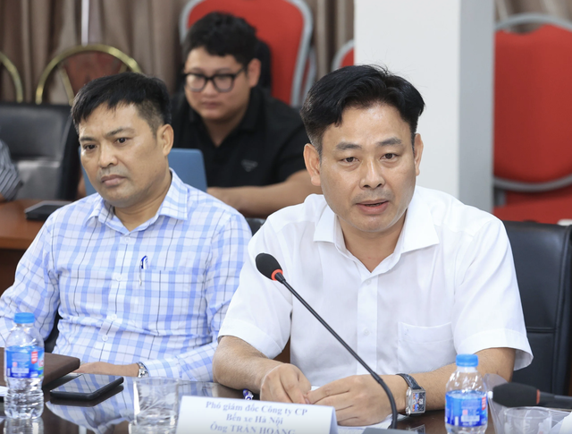 Ông Trần Hoàng, Phó giám đốc Công ty CP bến xe Hà Nội