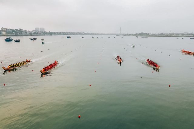 Giải đua được tổ chức trên sông Nhật Lệ, đoạn chảy qua TP.Đồng Hới
