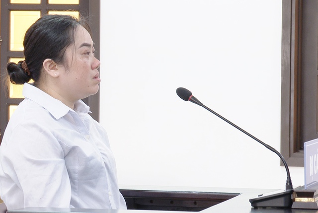 Bị cáo Ong Thị Bích Ngọc tại phiên xét xử sơ thẩm