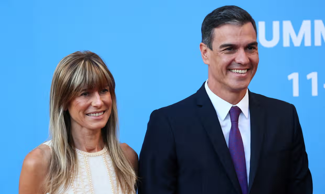 Thủ tướng Tây Ban Nha Pedro Sanchez và phu nhân Begona Gomez