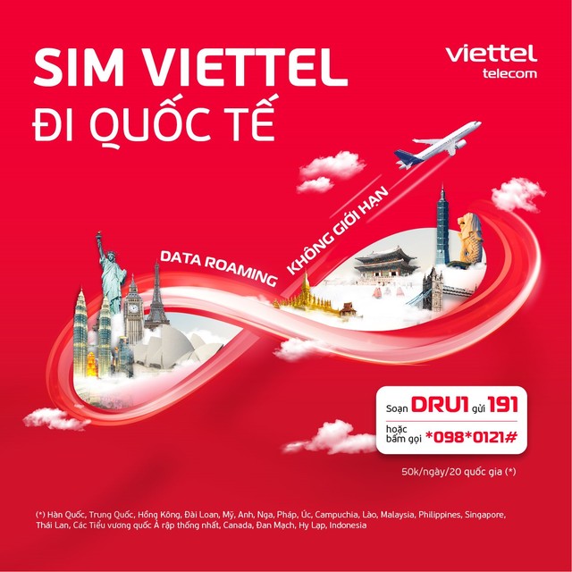 Viettel ra mắt gói data roaming không giới hạn mới cho khách hàng đi quốc tế- Ảnh 1.