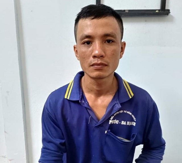 Bị can Nguyễn Minh Nhựt tại cơ quan công an