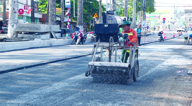 Công trình mở rộng đường Phạm Hữu Lầu, TP.Cao Lãnh