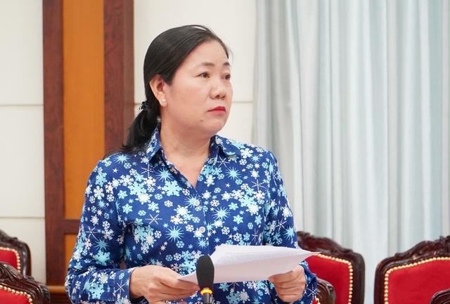 Bà Hồ Thị Thanh Hương, đại diện Viện KSND TP.HCM
