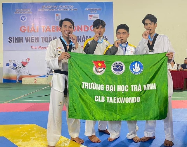 Trường ĐH Trà Vinh giành 6 huy chương tại giải vô địch taekwondo SV toàn quốc- Ảnh 2.