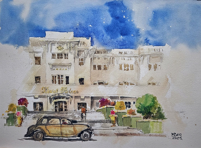 Góc ký họa: Khách sạn Dalat Palace- Ảnh 6.